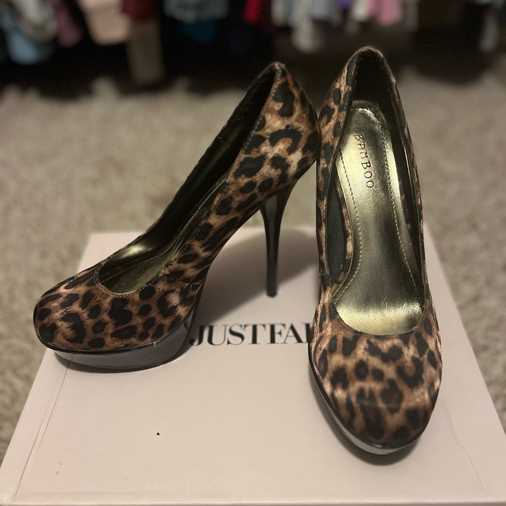 Cheetah Print High Heels